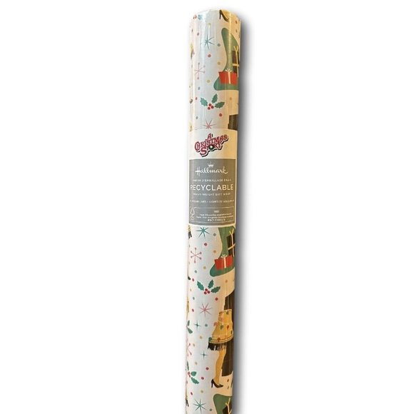 Hallmark Wrapping Paper A Christmas Story 25 sq ft Roll Holiday Gift - Picture 2 of 3